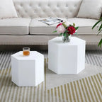Tables gigognes (lot de 2) – MDF avec placage bois