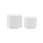 Tables gigognes (lot de 2) – MDF avec placage bois