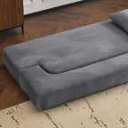 Canapé de sol transformable avec poufs ottomans