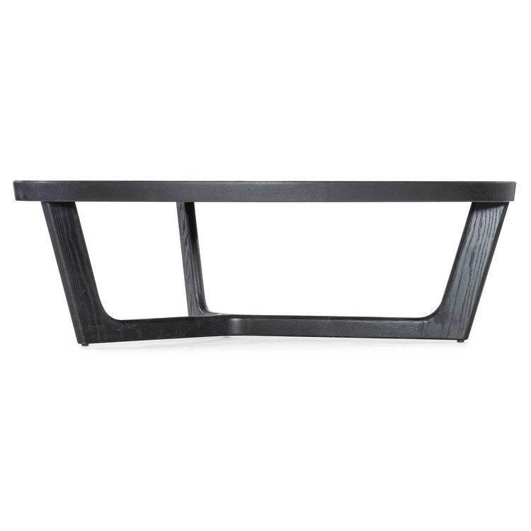 Table basse triangulaire 53 po – Placage de chêne