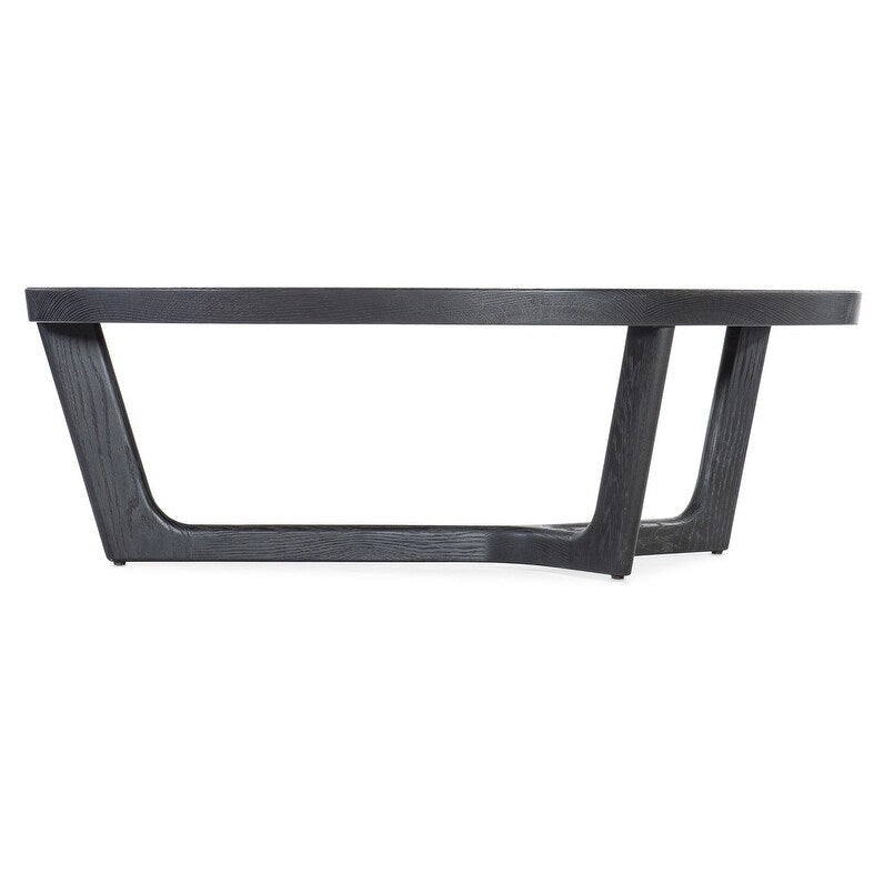 Table basse triangulaire 53 po – Placage de chêne