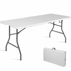 Table pliante 6 pieds portable plastique intérieur extérieur