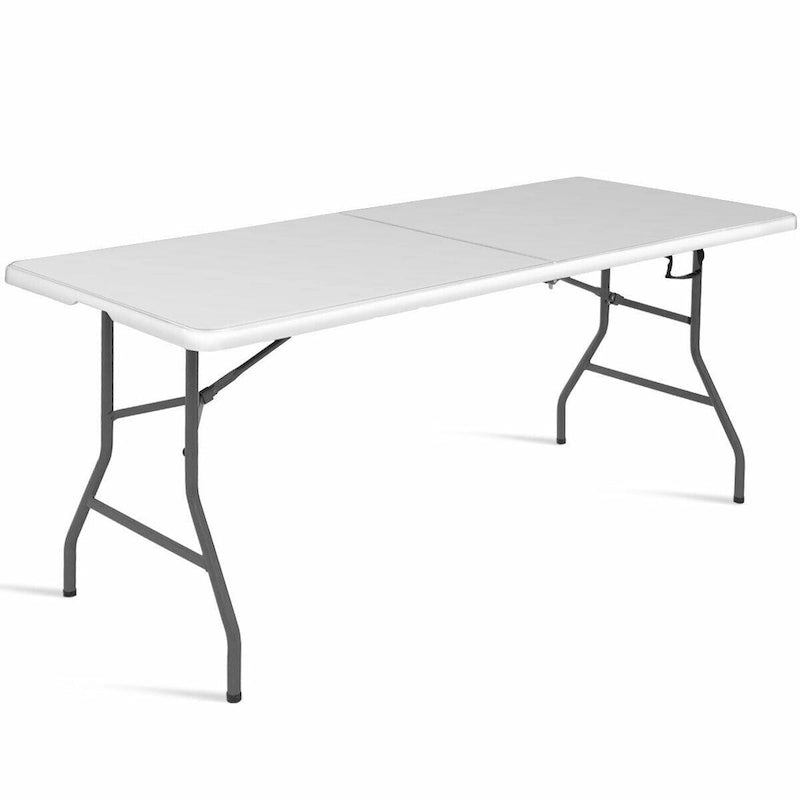 Table pliante 6 pieds portable plastique intérieur extérieur