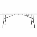 Table pliante 6 pieds portable plastique intérieur extérieur