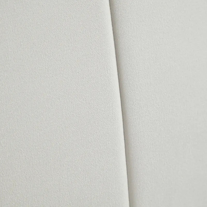 Lot de 2 chaises de salle à manger capitonnées couleur crème