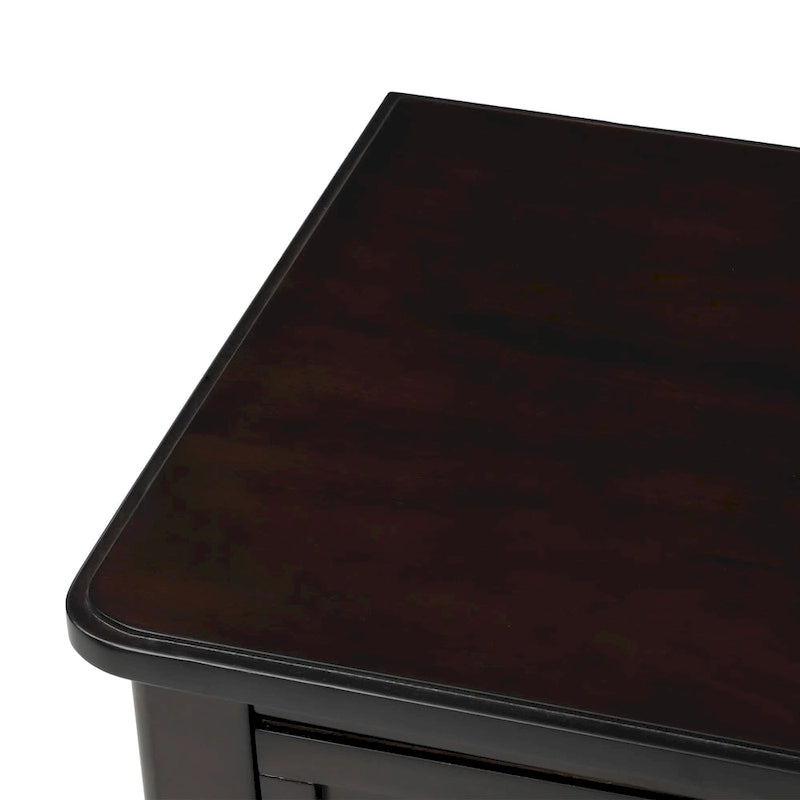 Console à 3 tiroirs avec étagère inférieure
