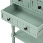 Console à 3 tiroirs avec étagère inférieure