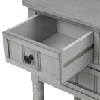 Console à 3 tiroirs avec étagère inférieure