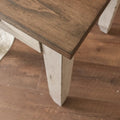 Table de chevet en bois à 1 tiroir et finition deux tons