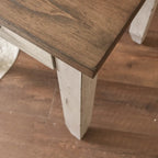 Table de chevet en bois à 1 tiroir et finition deux tons