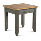 Table de chevet en bois à 1 tiroir et finition deux tons