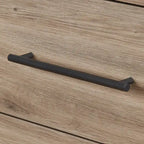 Commode double à 6 tiroirs avec poignées métalliques