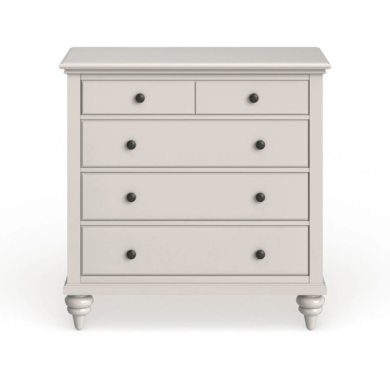Commode 4 tiroirs finition blanc cassé