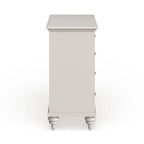 Commode 4 tiroirs finition blanc cassé
