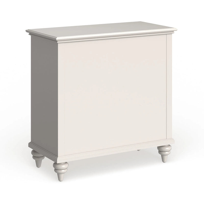 Commode 4 tiroirs finition blanc cassé