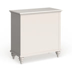 Commode 4 tiroirs finition blanc cassé