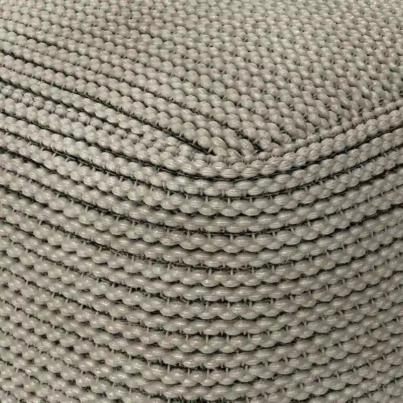 Pouf Bohème Carré Extérieur Intérieur Crème