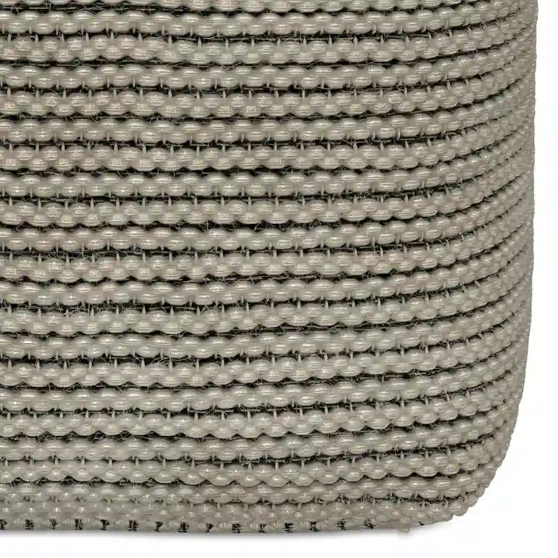 Pouf Bohème Carré Extérieur Intérieur Crème