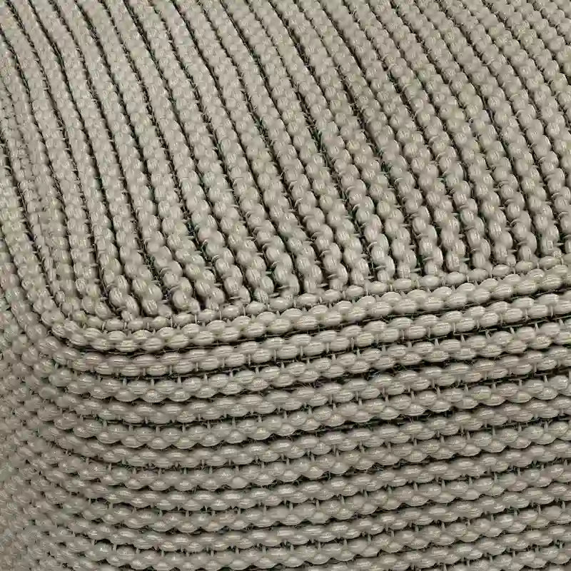 Pouf Bohème Carré Extérieur Intérieur Crème