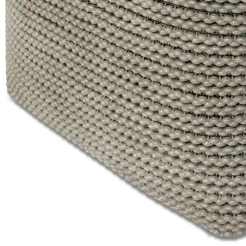 Pouf Bohème Carré Extérieur Intérieur Crème