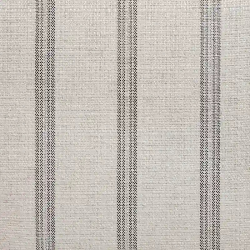 Fauteuil d'appoint avec revêtement en tissu rayé et pieds en bois