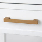 Table de chevet Mid-Century avec tiroir et étagère – Blanc