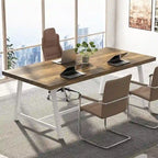 Table de conférence rectangulaire de 180 cm pour 6 à 8 personnes