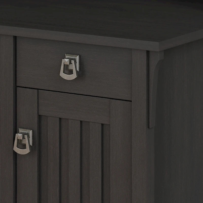 Bureau de rangement en L avec meuble de rangement et tiroir