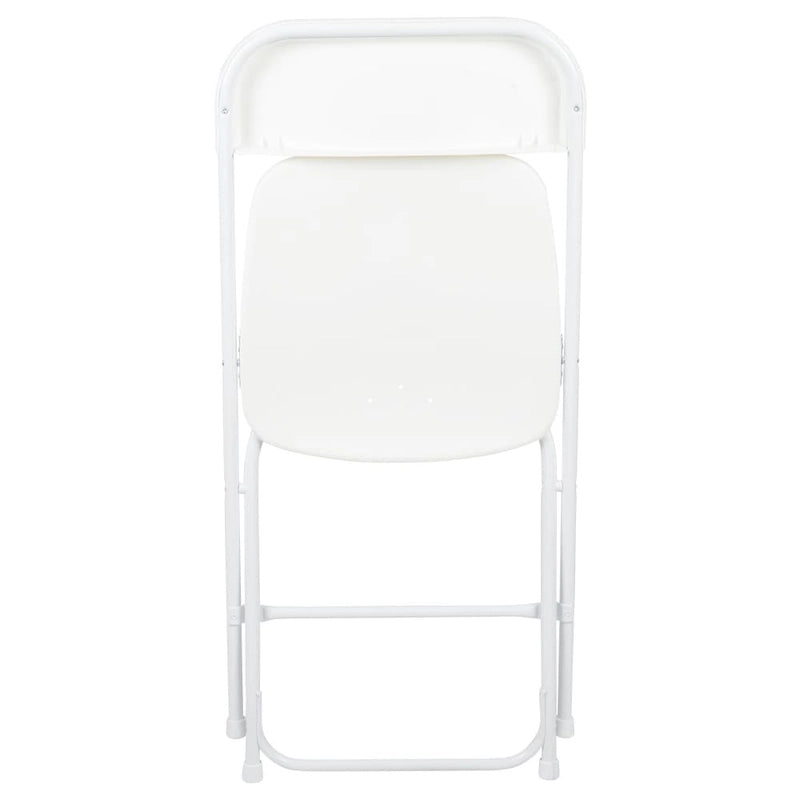 Chaise pliante en plastique de qualité commerciale - Lot de 2 - Capacité de 295 kg