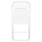 Chaise pliante en plastique de qualité commerciale - Lot de 2 - Capacité de 295 kg
