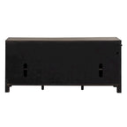 Meuble TV de 168 cm de couleur charbon de bois poussiéreux