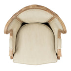 Fauteuil à oreilles traditionnel – 86 cm (L) x 86 cm (P) x 102 cm (H)