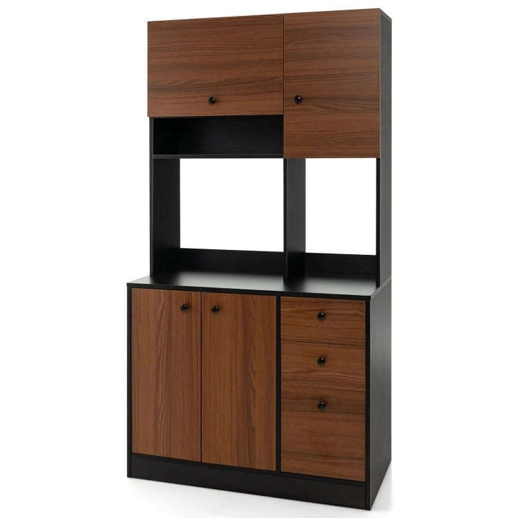 Meuble de cuisine de 180 cm avec 3 armoires et 3 tiroirs