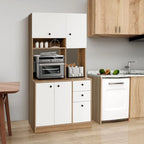 Meuble de cuisine de 180 cm avec 3 armoires et 3 tiroirs
