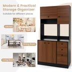 Meuble de cuisine de 180 cm avec 3 armoires et 3 tiroirs