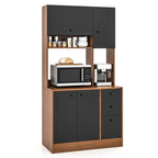 Meuble de cuisine de 180 cm avec 3 armoires et 3 tiroirs