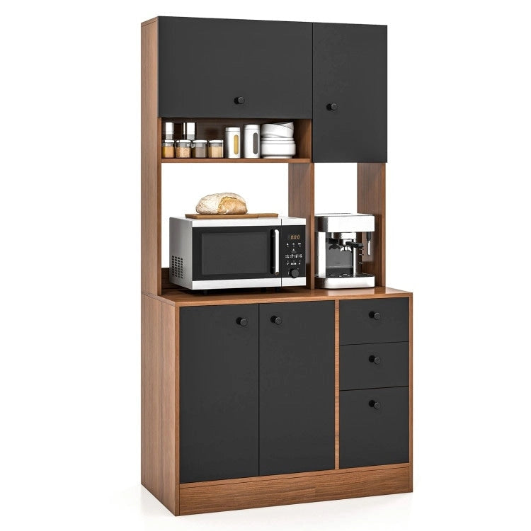Meuble de cuisine de 180 cm avec 3 armoires et 3 tiroirs