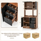 Meuble de cuisine de 180 cm avec 3 armoires et 3 tiroirs