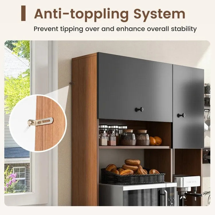 Meuble de cuisine de 180 cm avec 3 armoires et 3 tiroirs