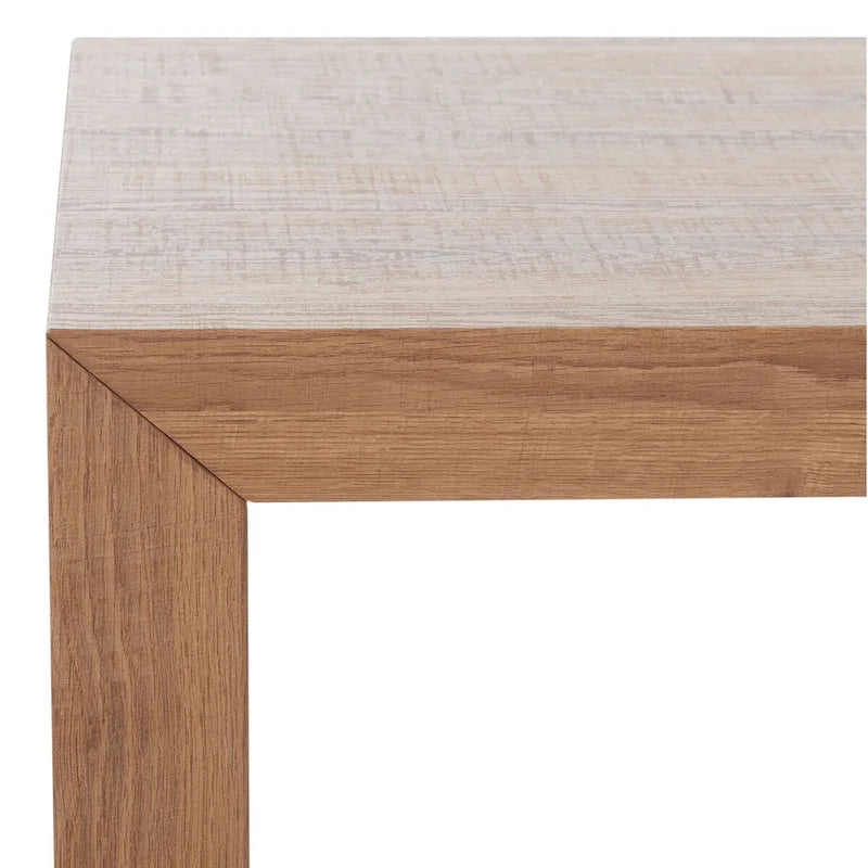 Table basse 43 po L x 24 po P x 17 po H – Placage bois, bord cascade