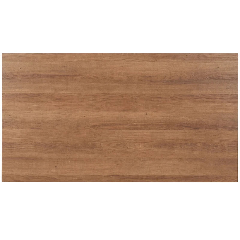 Table basse 43 po L x 24 po P x 17 po H – Placage bois, bord cascade
