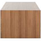 Table basse 43 po L x 24 po P x 17 po H – Placage bois, bord cascade