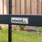 Chariot de préparation de barbecue d'extérieur en acier inoxydable à double étagère