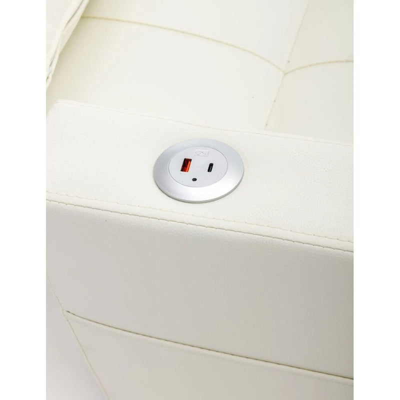 Fauteuil-lit convertible avec ports de chargement USB