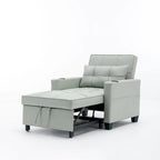 Fauteuil-lit convertible avec ports de chargement USB