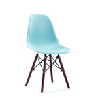 Lot de 2 chaises de salle à manger avec pieds en noyer