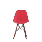 Lot de 2 chaises de salle à manger avec pieds en noyer