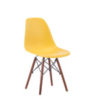 Lot de 2 chaises de salle à manger avec pieds en noyer