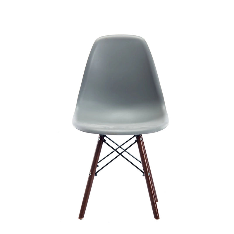 Lot de 2 chaises de salle à manger avec pieds en noyer
