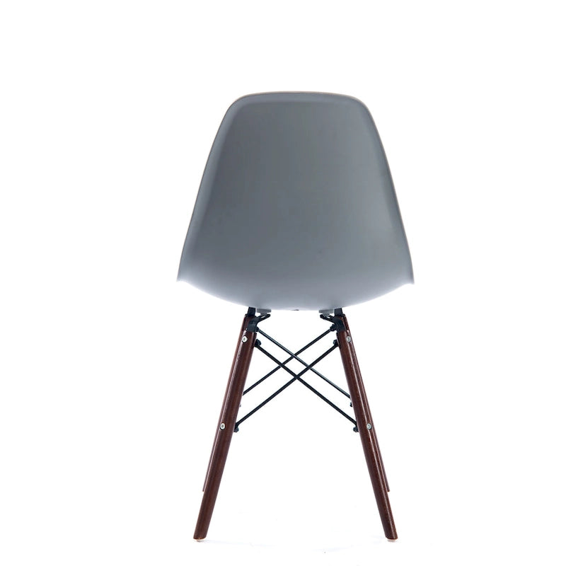Lot de 2 chaises de salle à manger avec pieds en noyer